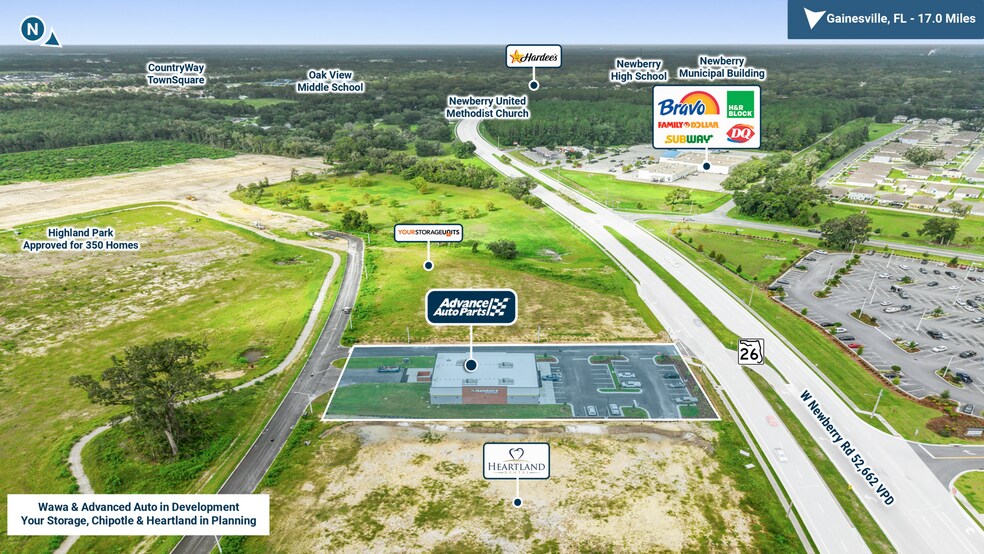 24093 Newberry ln, Newberry, FL à vendre - Photo du bâtiment - Image 2 de 6