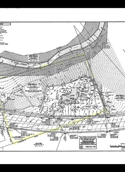 9710-9758 Perry Highway Rd, Wexford, PA for lease - Plat Map - Image 1 of 1