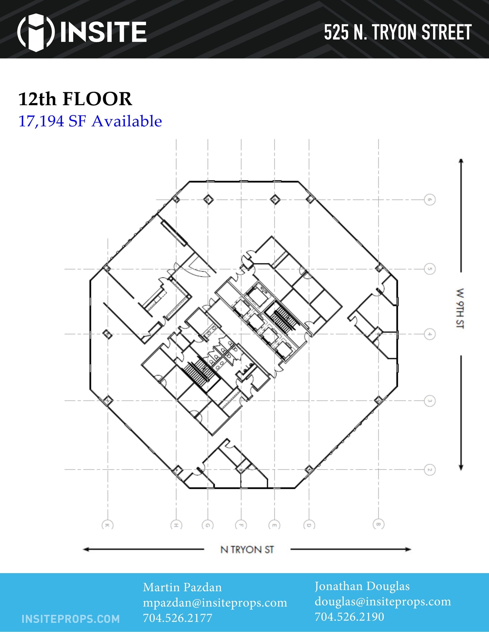 525 N Tryon St, Charlotte, NC for lease Site Plan- Image 1 of 1