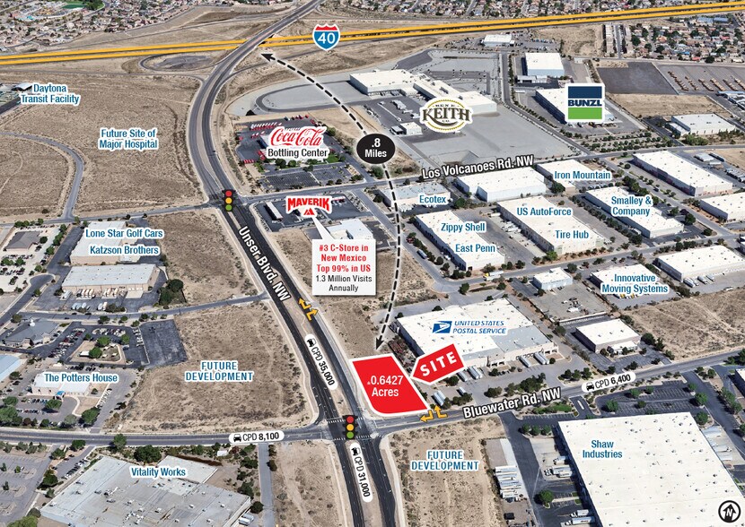 400 Unser Blvd SE, Albuquerque, NM à louer - Photo du bâtiment - Image 2 de 3
