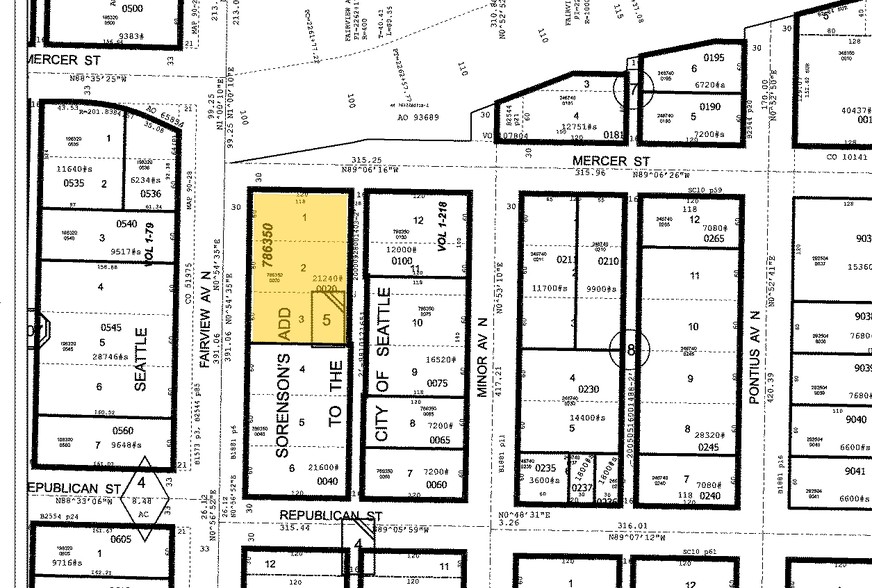 530 Fairview Ave N, Seattle, WA à louer - Plan cadastral - Image 2 de 3