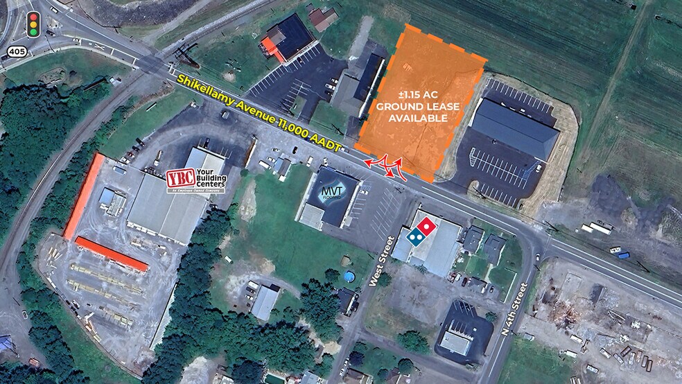 161 Shikellamy Ave, Sunbury, PA à louer - Aérien - Image 2 de 4