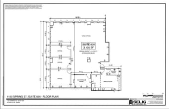1100 Spring St NW, Atlanta, GA à louer Plan d’étage- Image 1 de 1