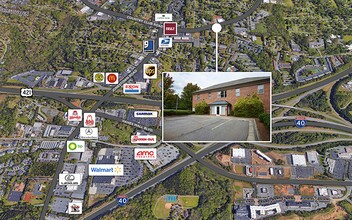 4550 Country Club Rd, Winston-Salem, NC - AERIAL  map view