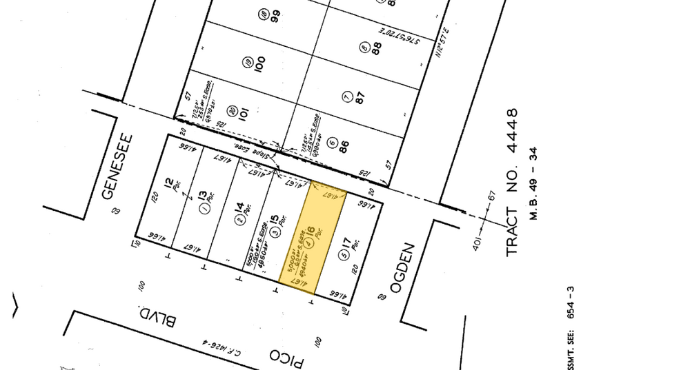 5770 W Pico Blvd, Los Angeles, CA for sale - Plat Map - Image 2 of 4