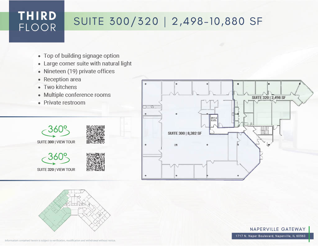 1717 N Naper Blvd, Naperville, IL for lease Floor Plan- Image 1 of 7