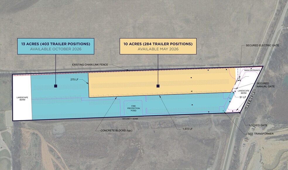 899 Greene Rd, Bolingbrook, IL à louer - Plan de site - Image 3 de 3