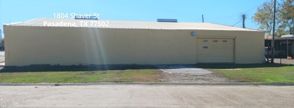 1804 Shaver St, Pasadena, TX à vendre - Photo du bâtiment - Image 3 de 3