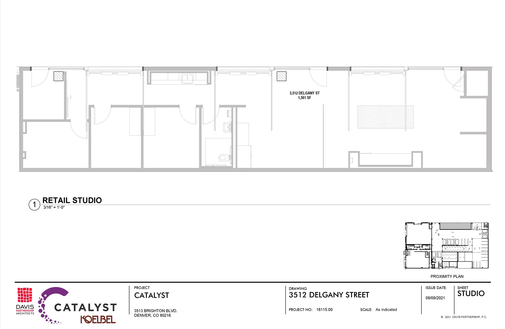 3513 Brighton Blvd, Denver, CO à louer Plan d’étage- Image 1 de 1