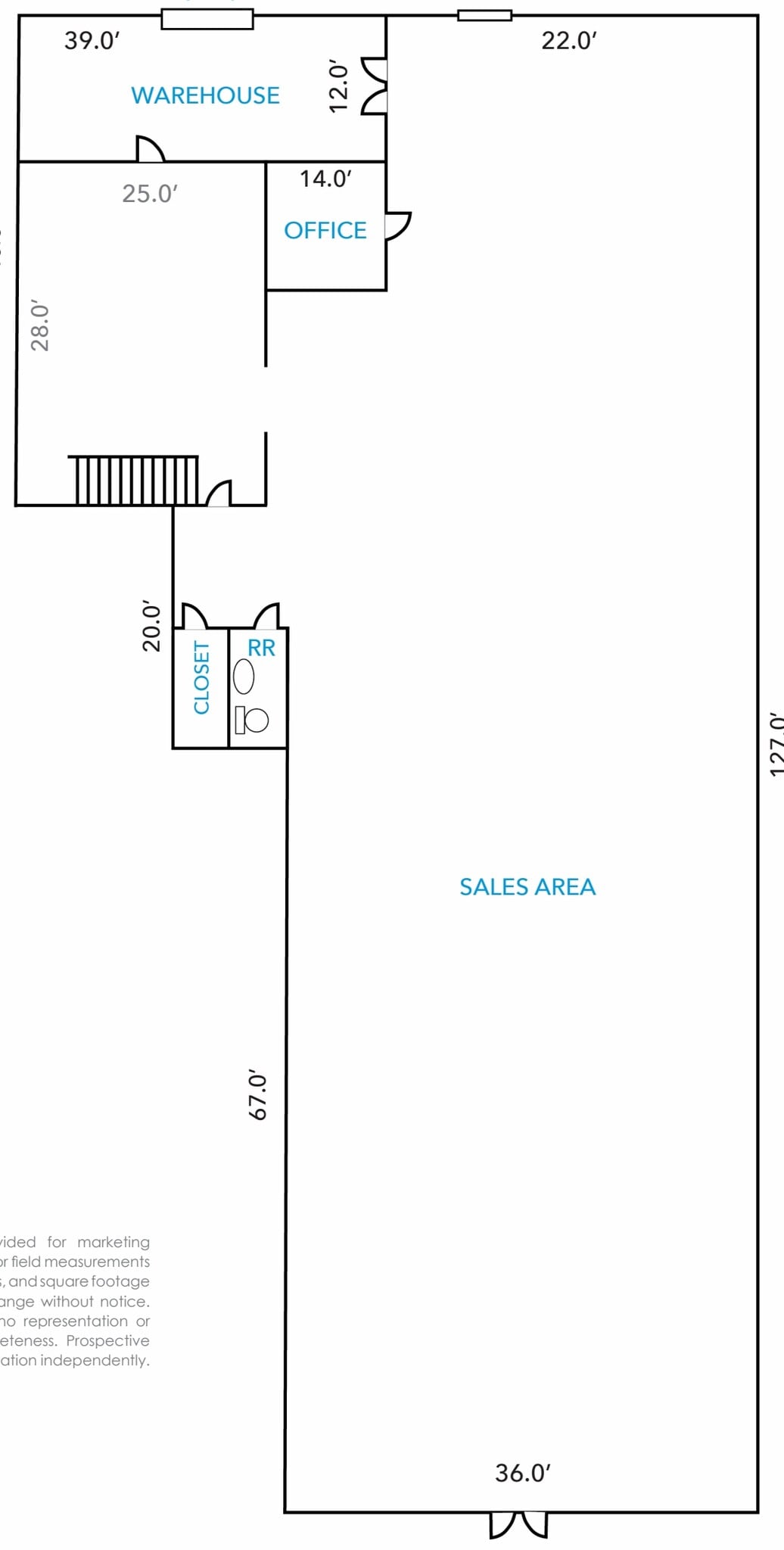1916 S Dale Mabry Hwy, Tampa, FL à louer Plan d’étage- Image 1 de 1