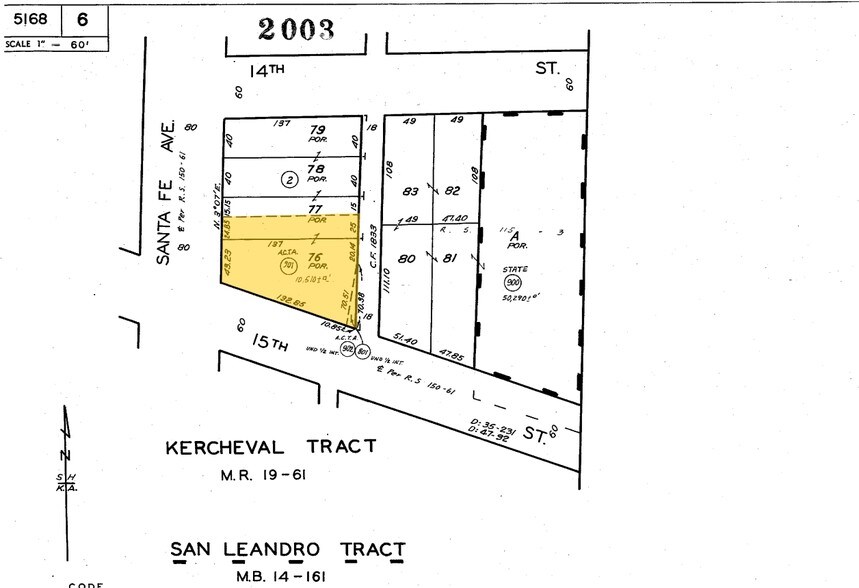 1950 S Santa Fe Ave, Los Angeles, CA à louer - Plan cadastral - Image 2 de 5
