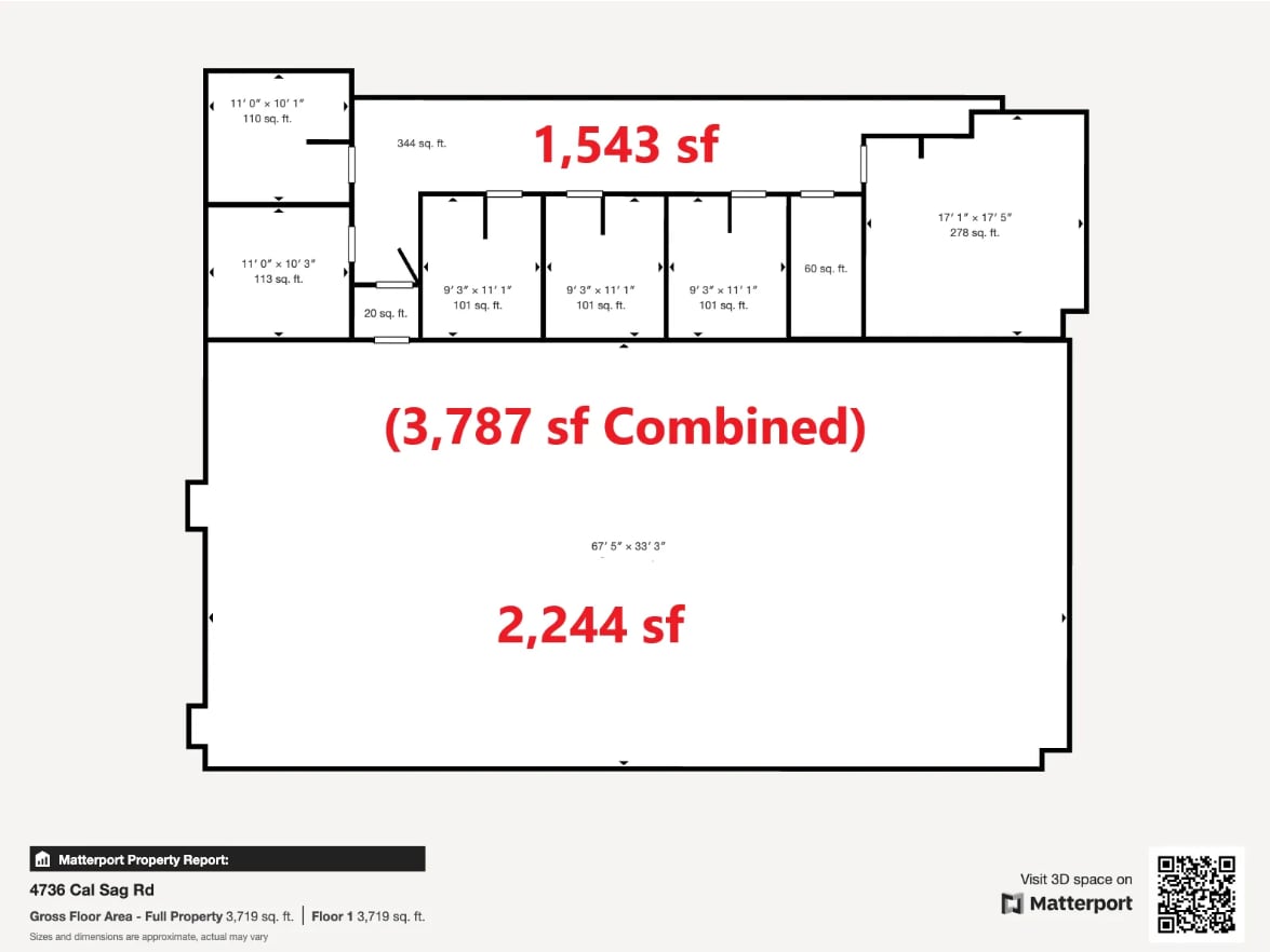 4736-4756 W Cal Sag Rd, Crestwood, IL for sale Floor Plan- Image 1 of 1