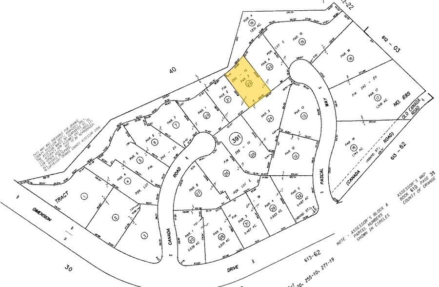 20551 Pascal Way, Lake Forest, CA à louer - Plan cadastral - Image 2 de 3