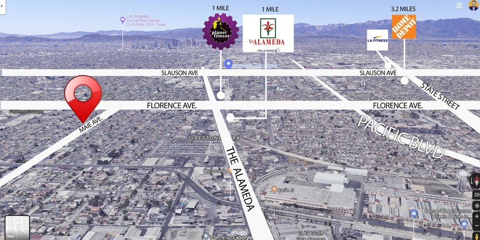 7720 Maie Ave, Los Angeles, CA for sale - Aerial - Image 3 of 13