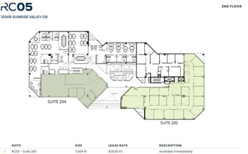 12001 Sunrise Valley Dr, Reston, VA à louer Plan d  tage- Image 1 de 1