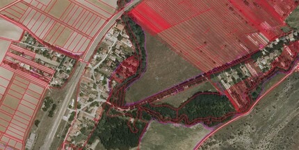 Baides, GUA - Aérien Vue de la carte