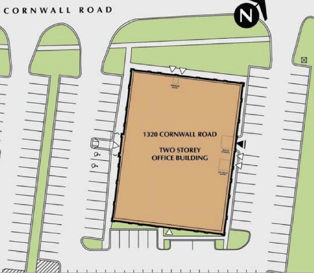 1320 Cornwall Rd, Oakville, ON for sale - Site Plan - Image 1 of 1