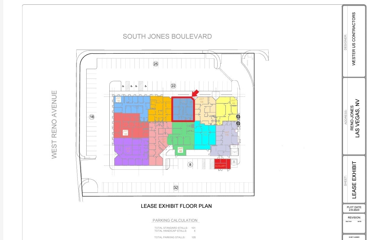 5052-5092 S Jones Blvd, Las Vegas, NV 89118 - Unit 110 -  - Floor Plan - Image 1 of 1