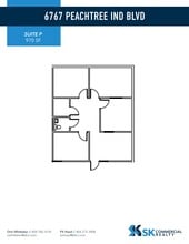 6767 Peachtree Industrial Blvd, Peachtree Corners, GA for lease Site Plan- Image 2 of 2