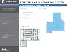 17151 Newhope St, Fountain Valley, CA for lease Floor Plan- Image 2 of 4