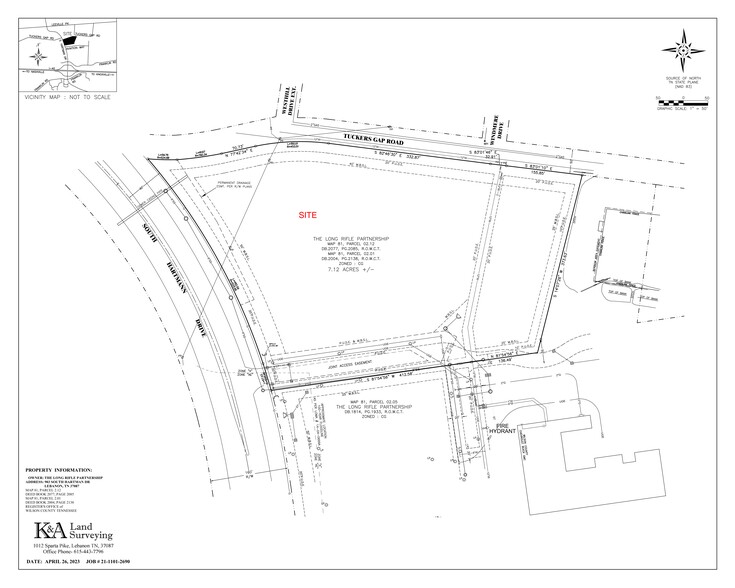 South Hartman Drive, Lebanon, TN à vendre - Plan de site - Image 2 de 2