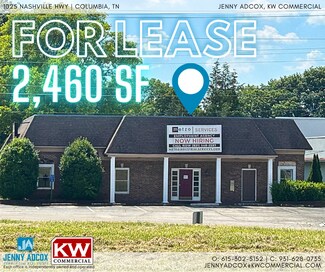 Plus de détails pour 1025 Nashville Hwy, Columbia, TN - Bureau à louer