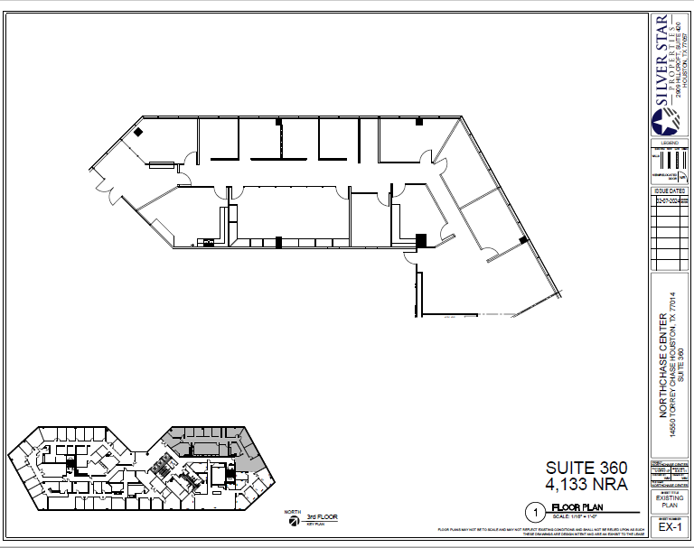 14550 Torrey Chase Blvd, Houston, TX à louer Plan d’étage- Image 1 de 1