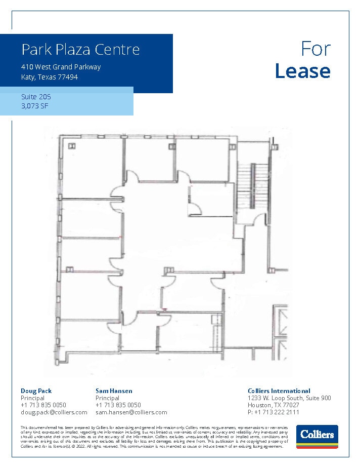 410 W Grand Pky S, Katy, TX for lease Floor Plan- Image 1 of 1