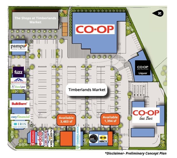 499 Timberlands Dr, Red Deer, AB à louer Plan de site- Image 1 de 1