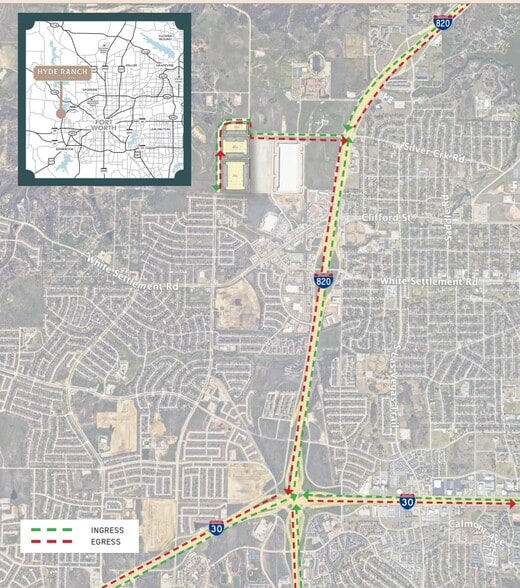 Silver Creek Rd, Fort Worth, TX à louer - Aérien - Image 2 de 3