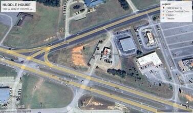 1580 W Main St, Centre, AL - Aerial  map view