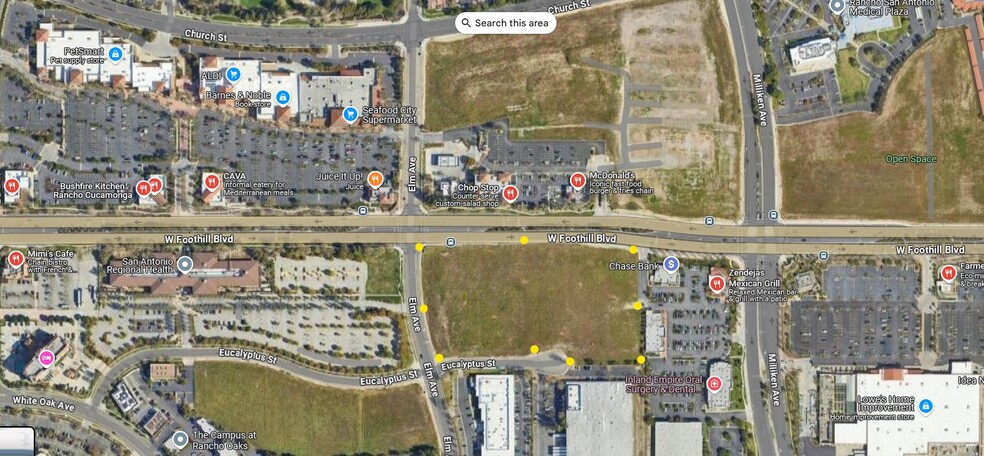 11198 Foothill Blvd, Rancho Cucamonga, CA for sale - Aerial - Image 2 of 2