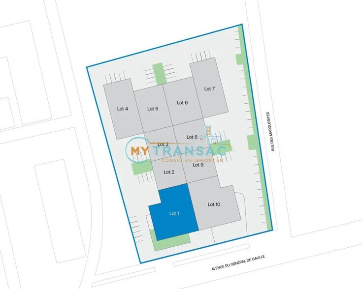 Flex dans Champs-sur-Marne à louer - Plan de site - Image 3 de 8