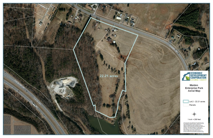 1801 W Maiden Rd, Maiden, NC à vendre - Aérien - Image 3 de 17