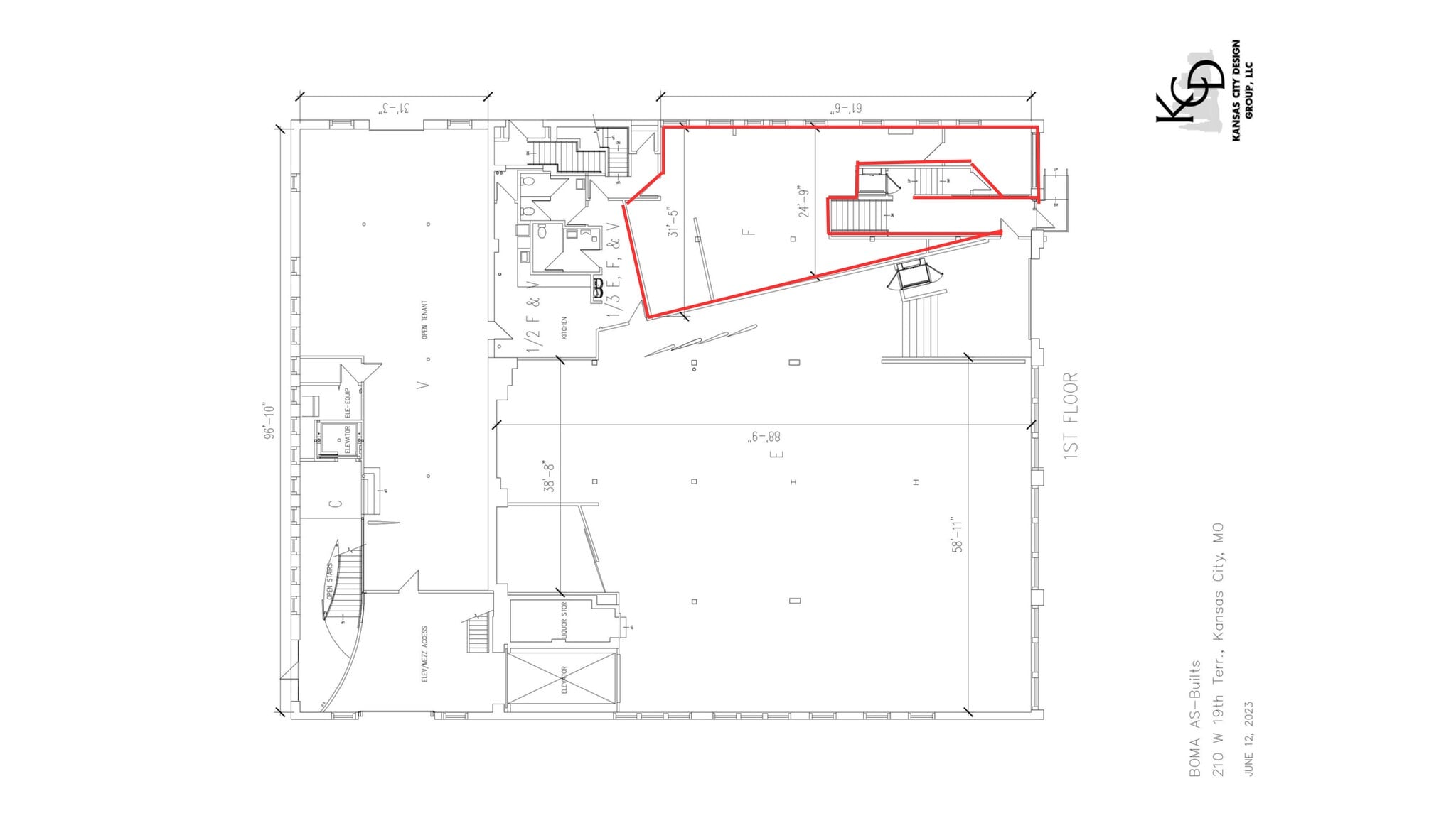 210 W 19th Ter, Kansas City, MO for lease Site Plan- Image 1 of 1