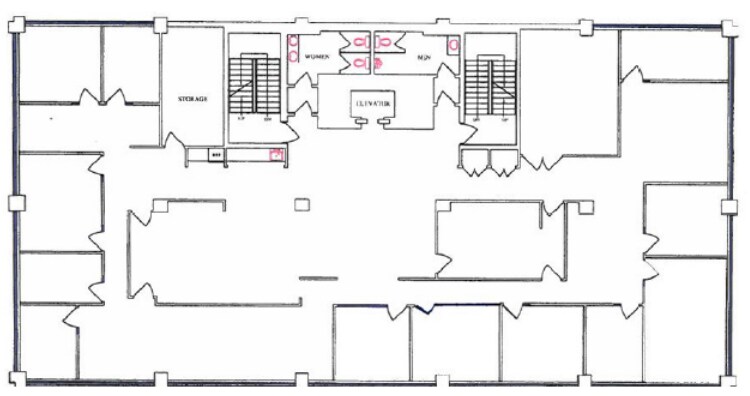 1301 8th St SW, Calgary, AB à louer Plan d’étage- Image 1 de 1