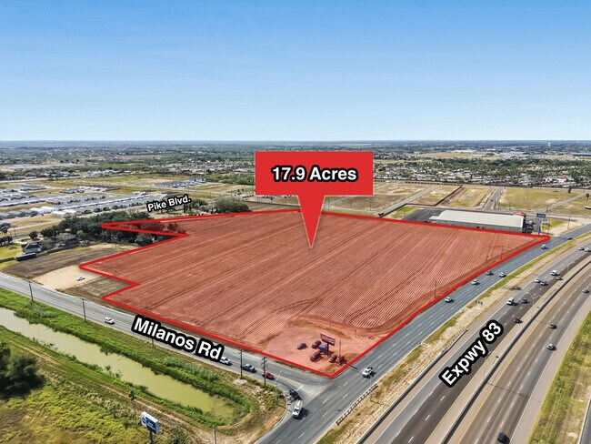Plus de détails pour Interstate 2 & N. Milano Road, Weslaco, TX - Terrain à vendre