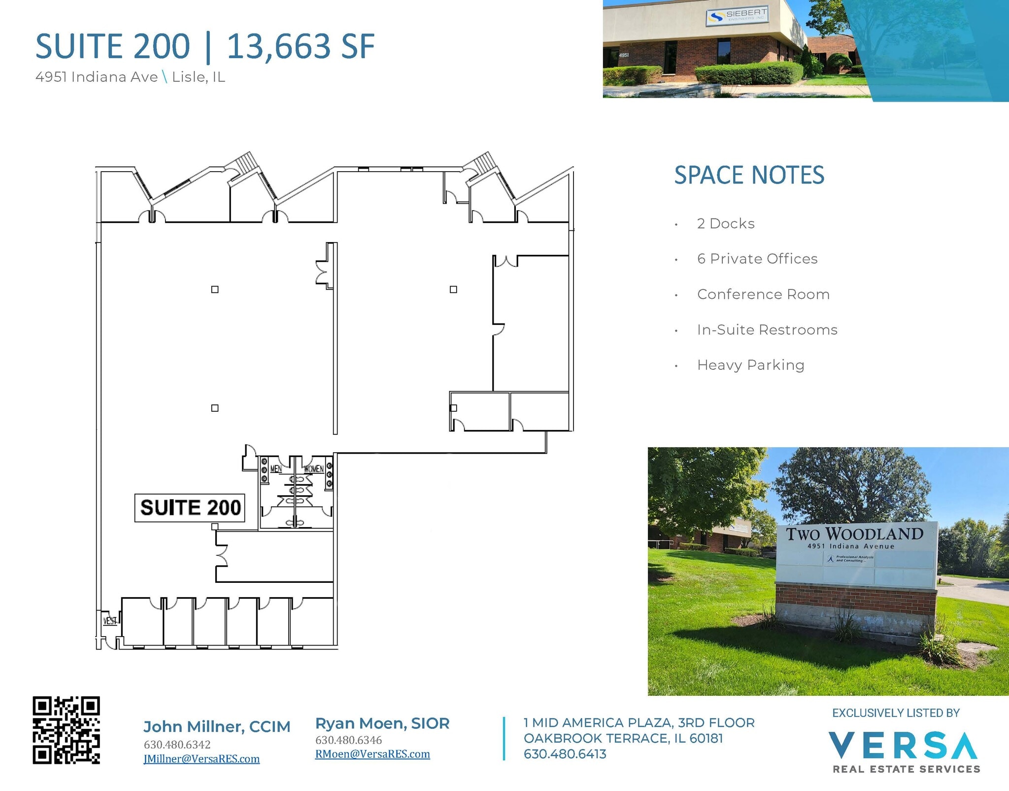 4951 Indiana Ave, Lisle, IL for lease Floor Plan- Image 1 of 1