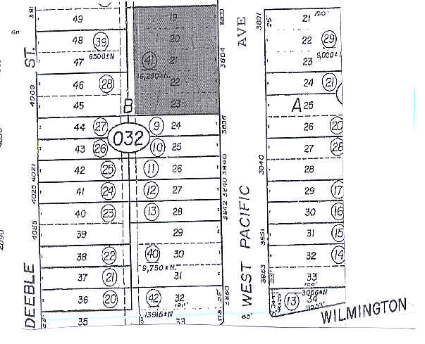 3800 W Pacific Ave, Sacramento, CA à louer - Plan cadastral - Image 3 de 4