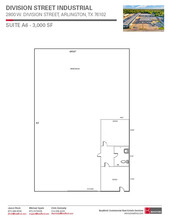 2800 W Division St, Arlington, TX à louer Plan d  tage- Image 2 de 2