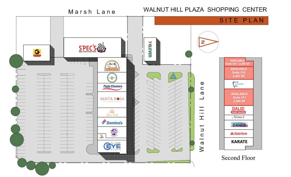 3720 Walnut Hill Ln, Dallas, TX for lease Site Plan- Image 1 of 4