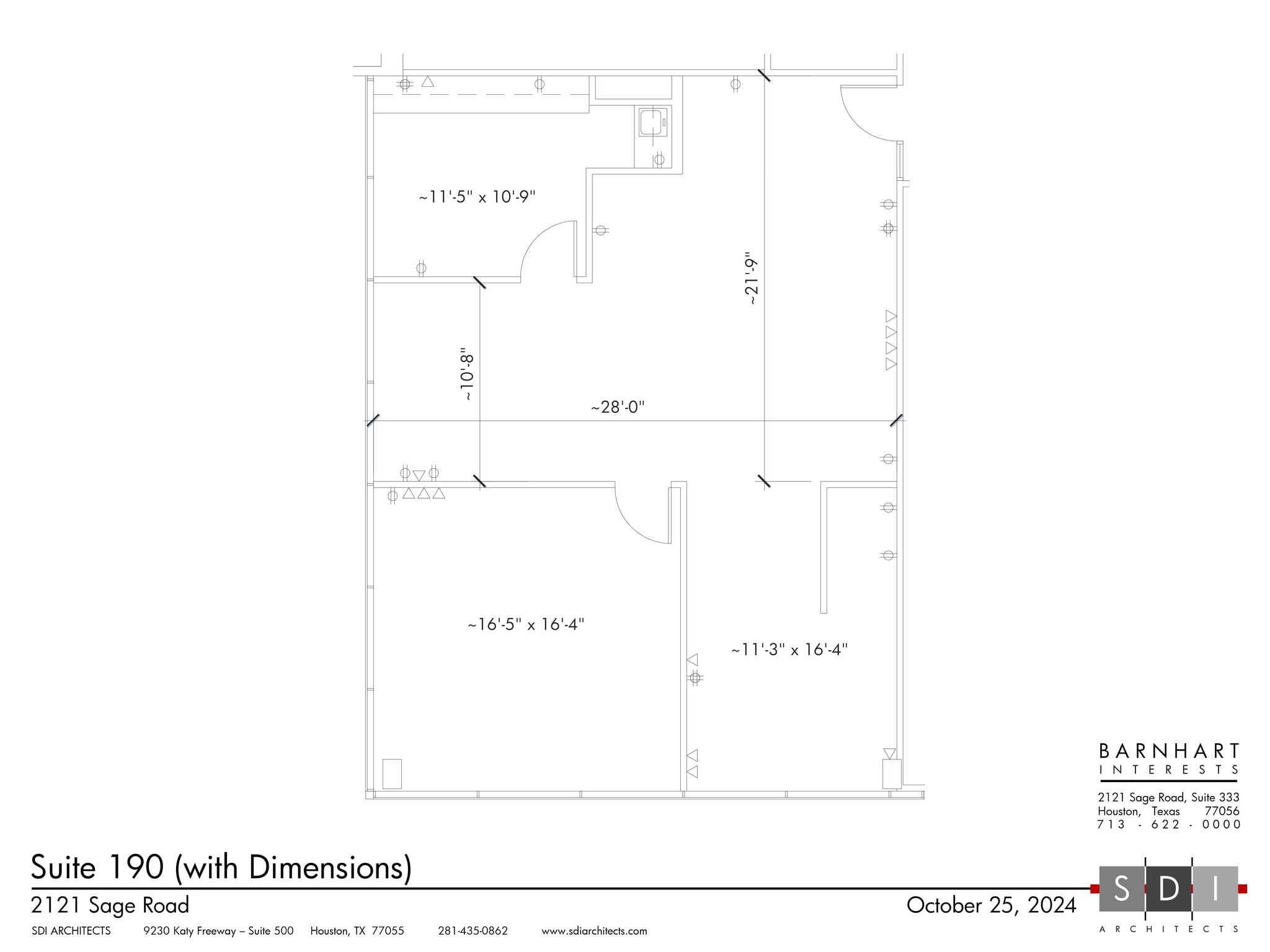 2121 Sage Rd, Houston, TX for lease Site Plan- Image 1 of 1