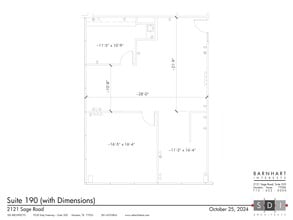 2121 Sage Rd, Houston, TX for lease Site Plan- Image 1 of 1