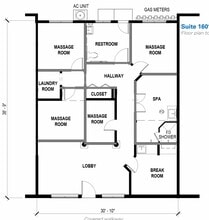 1585-1623 Terrace Way, Santa Rosa, CA à louer Plan d’étage- Image 1 de 1