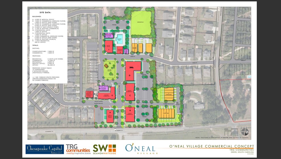 520 Meritage St, Greer, SC for lease - Site Plan - Image 3 of 3