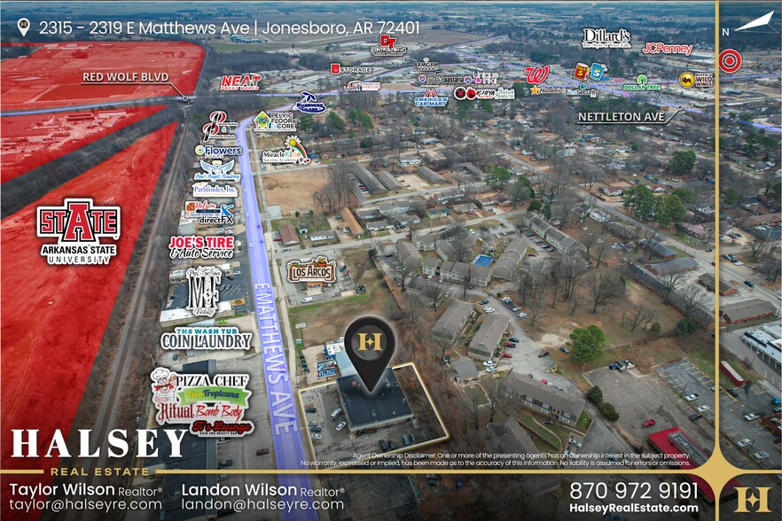 2319 E Matthews Ave, Jonesboro, AR à vendre - Photo du bâtiment - Image 3 de 7