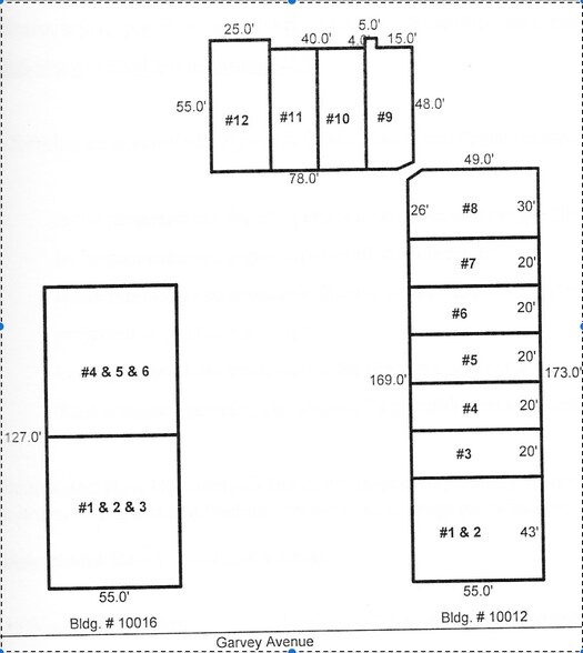 10012 Garvey Ave, El Monte, CA à louer - Plan d’étage - Image 3 de 5
