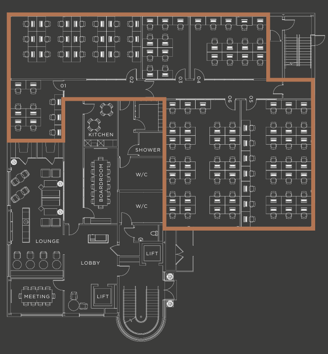 24 E Bridge St, Belfast à louer Plan d’étage- Image 1 de 1