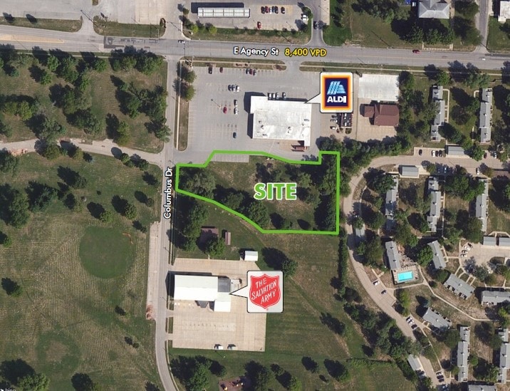 SEC East Agency St, Burlington, IA for sale - Building Photo - Image 1 of 2