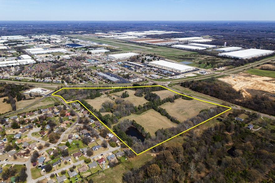 SW Corner Highway 302 & Hacks Cross Road Hwy, Olive Branch, MS for sale - Aerial - Image 1 of 1